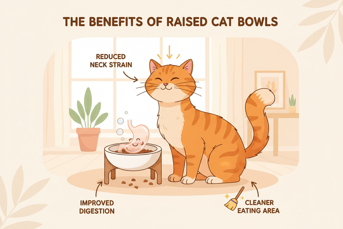 Benefits of Raised Cat Bowls