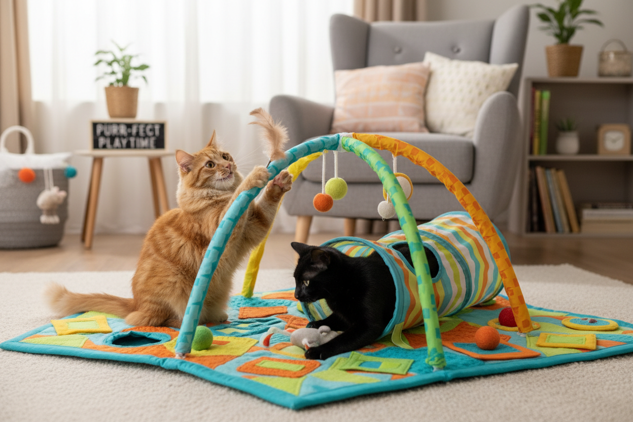 Best Cat Play Mats for Interactive Exercise