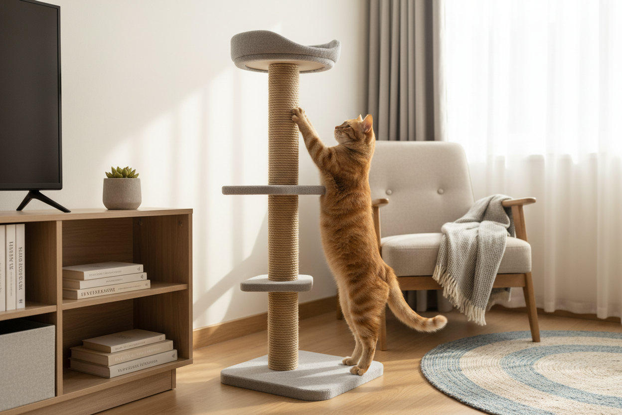 Best Cat Scratching Posts for Small Apartments