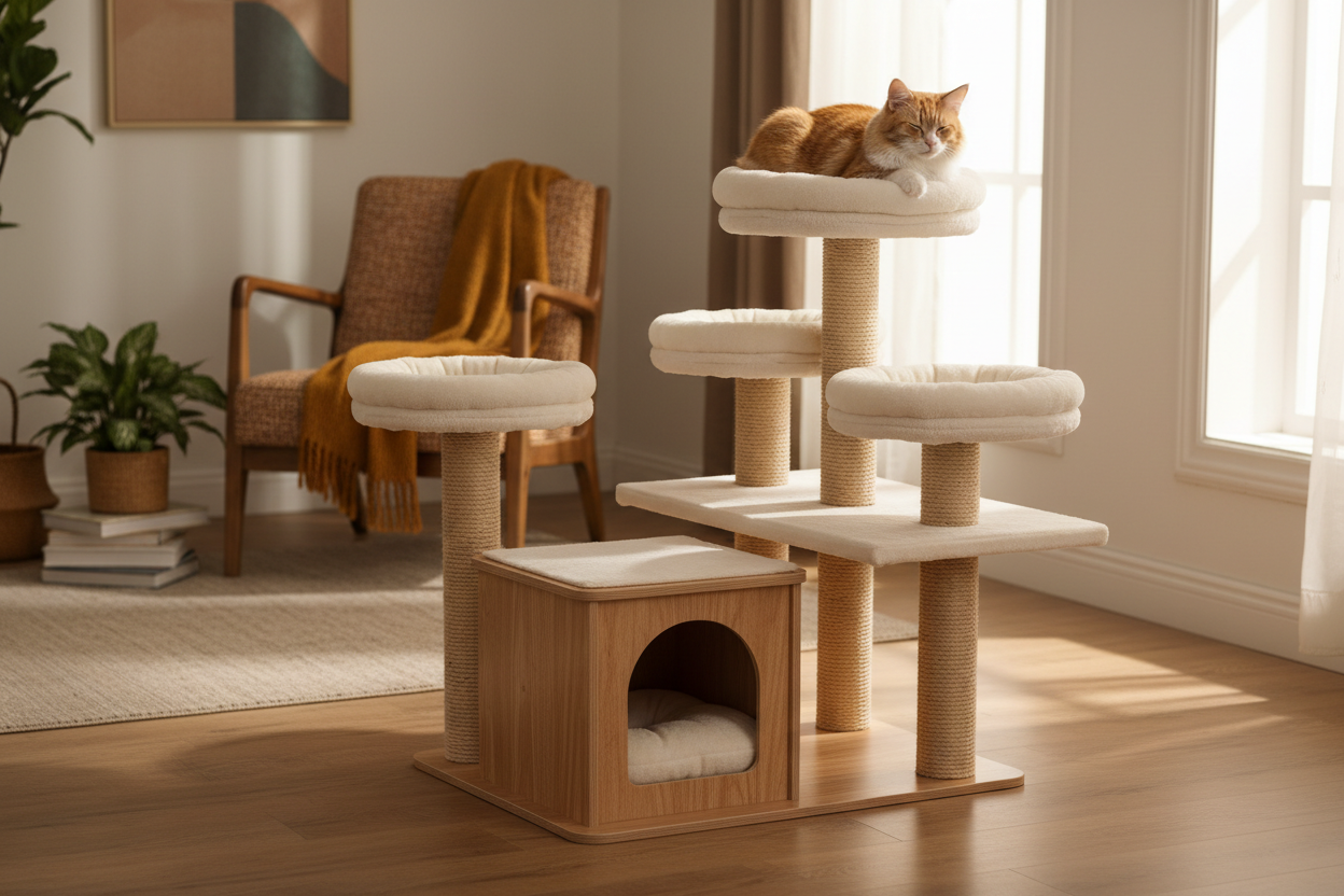 Best Cat Trees for Large Indoor Cats – Lucky Pet Haven