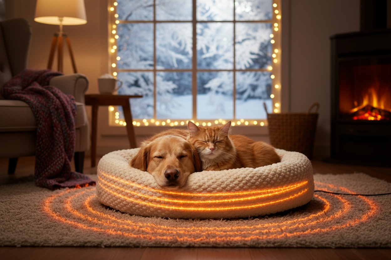 Best Heated Pet Beds to Keep Dogs & Cats Warm in Winter