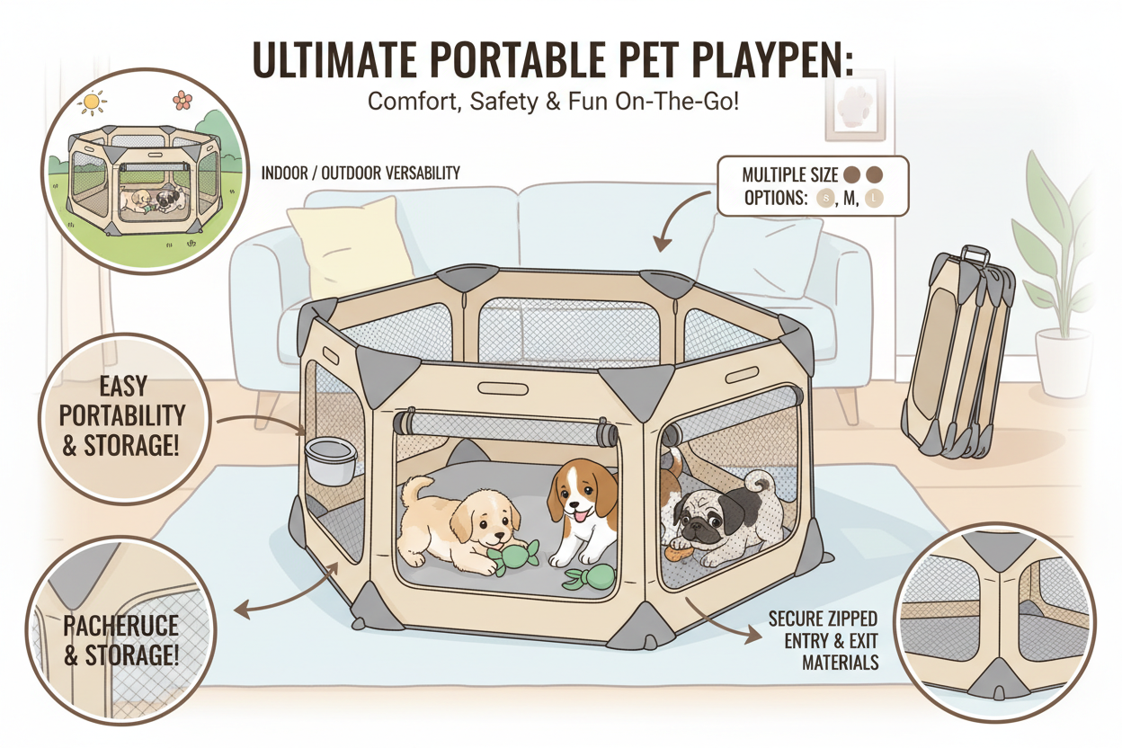 How to Choose a Portable Pet Playpen