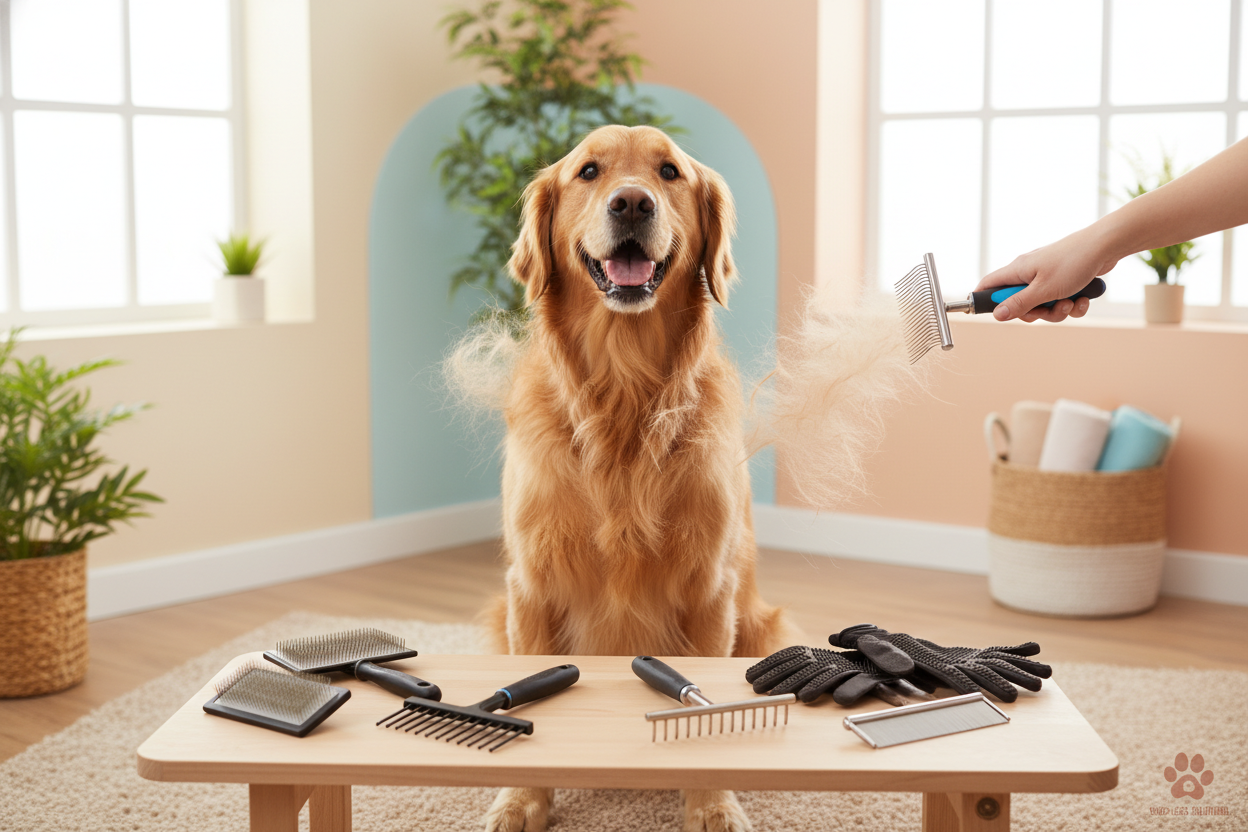 How to Reduce Dog Shedding With the Right Grooming Tools