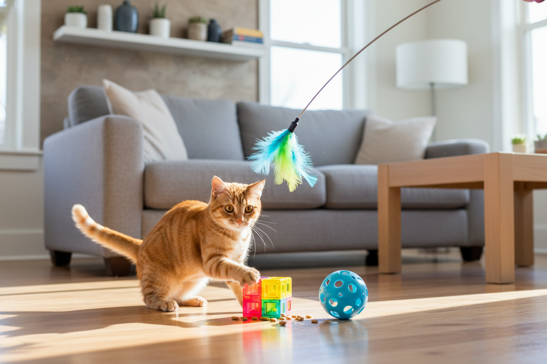 How to Stop Cats from Knocking Things Over With Interactive Toys