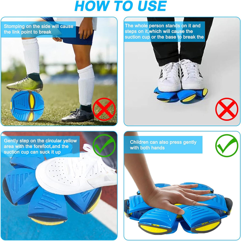 Instructions on how to use a foot-shaped device with text and images of feet interacting with it.